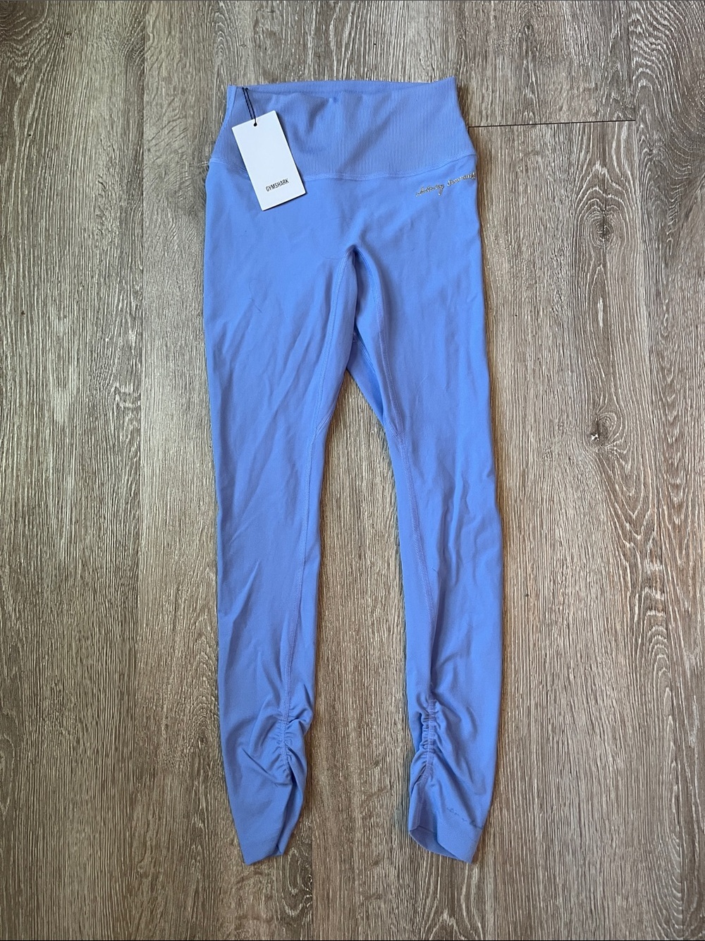 New Gymshark Whitney Simmons intense blue scrunch butt Leggings yoga workout xs